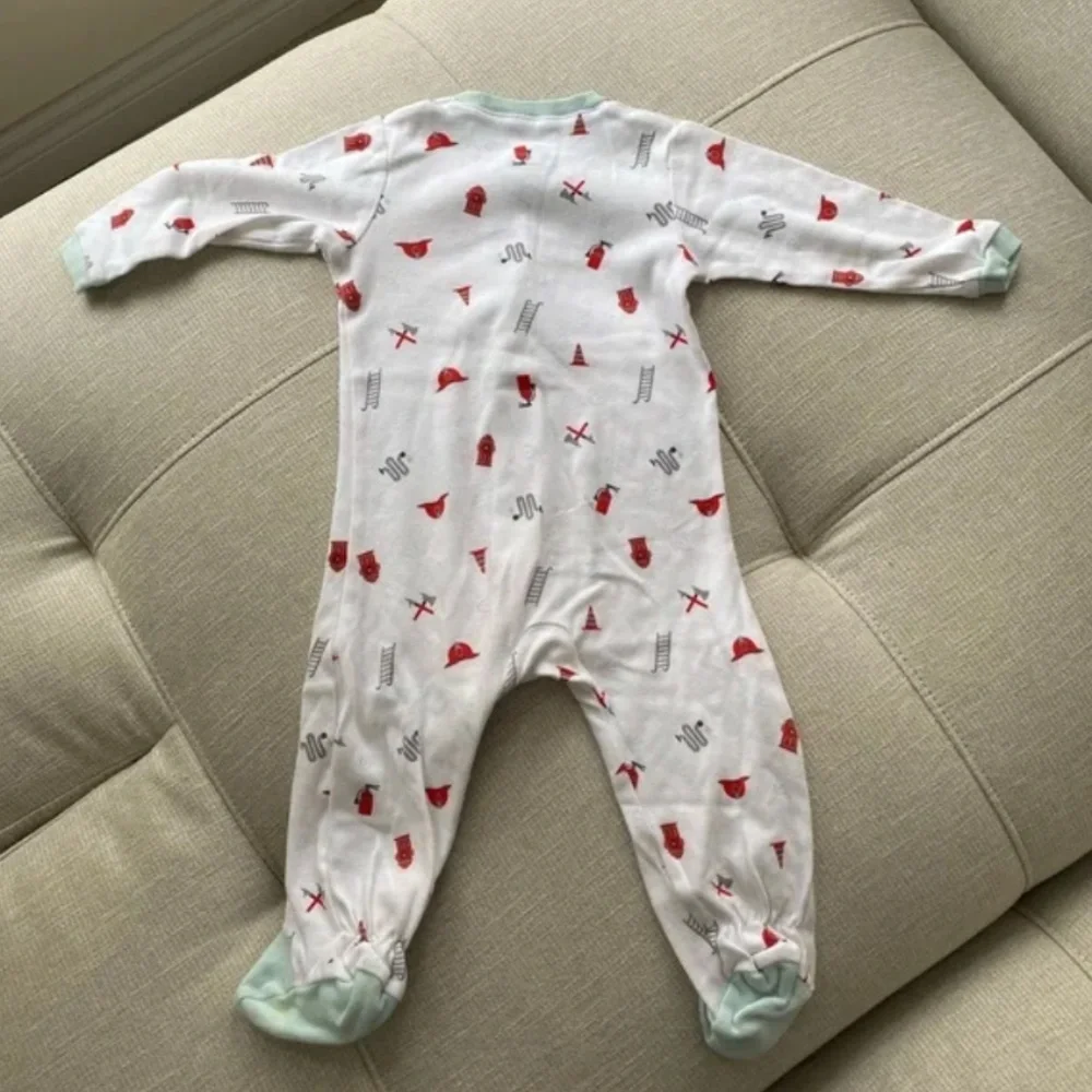 Baby Firetruck Footie